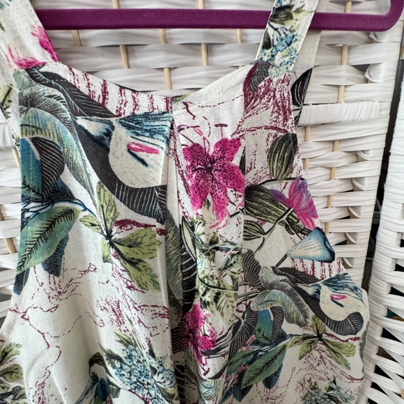 Floral Bibbed Overalls - Picture 11 of 14